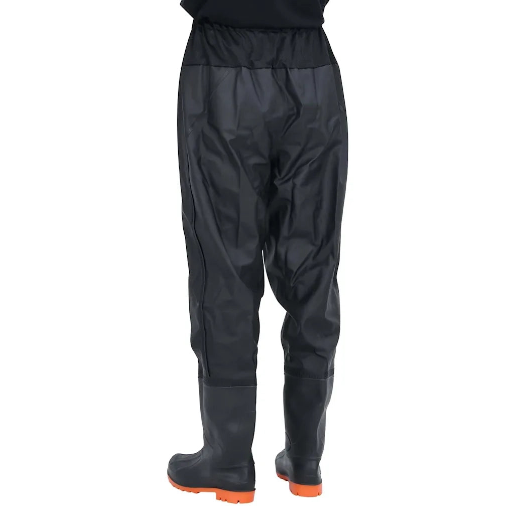 Wader da Pesca alla Vita con Stivali Nero Taglia 43 4017022