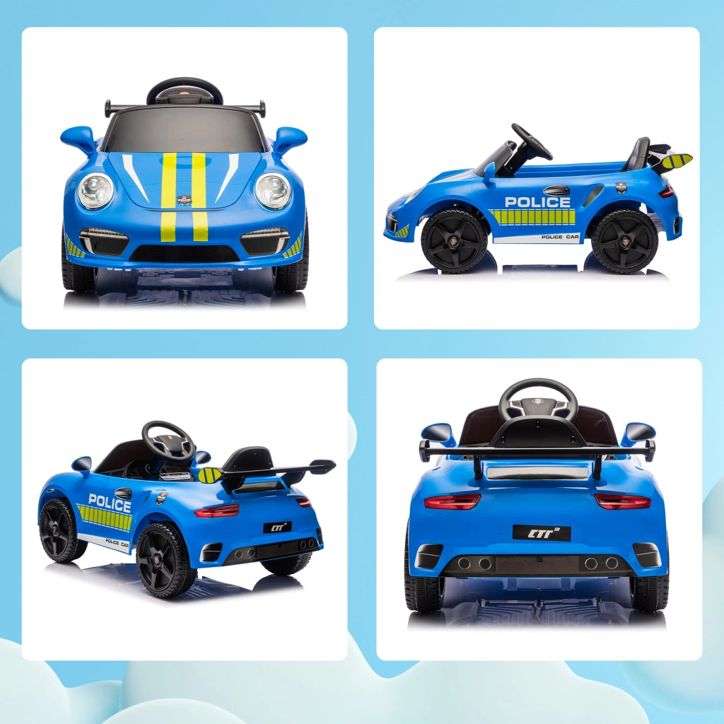 Coche Elettrico Bambini con Telecomando ¨C zephmum ¨C Blu