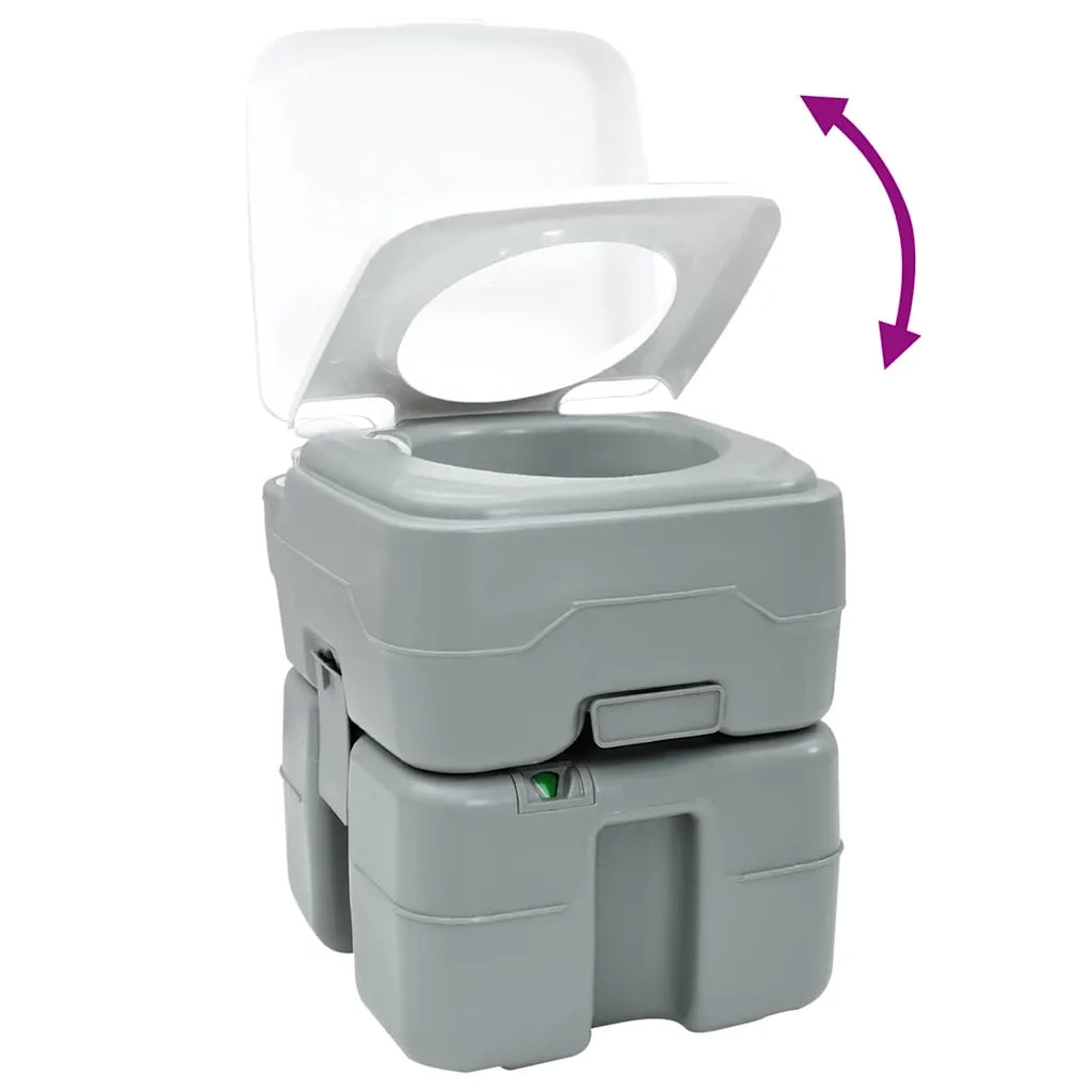 Toilette da Campeggio Grigio 41,5 x 36,5 x 42 cm 42001429