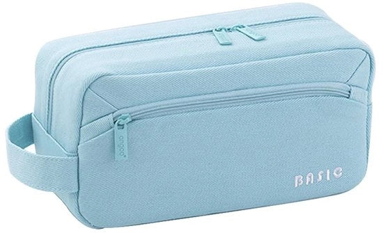 Etui per ragazze e adolescenti, con grande capacità, con design accattivante, con grande capacità, con materiale duraturo, con chiusura a raccordo, borsa ideale per scuola e ufficio (H)