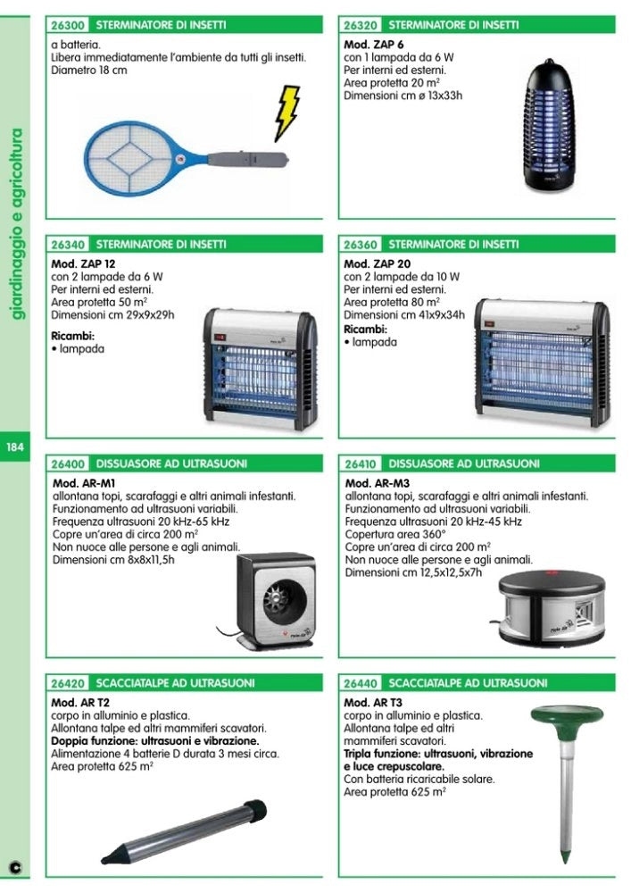 1pz lampada per sterminatore zap 20(lz10w) cod:ferx.9350