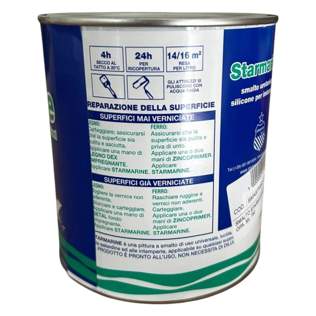 SMALTO PROFESSIONALE STARMARINE COLORE NERO LUCIDO 750ML