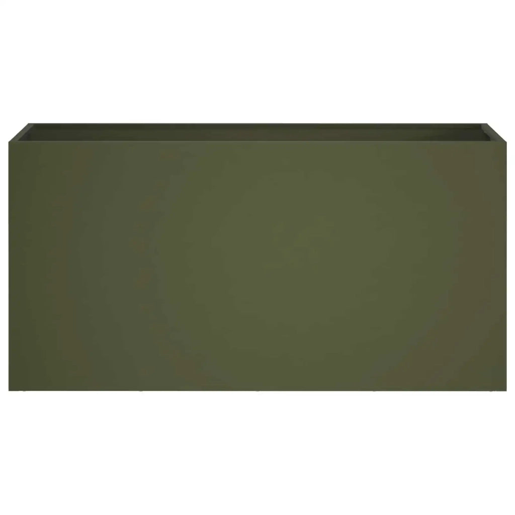 Vaso da giardino Verde Oliva 100 x 30 x 50 cm 8005630
