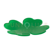 VUOTATASCHE QUADRIFOGLIO IN CRISTALLO ACRILICO VERDE
