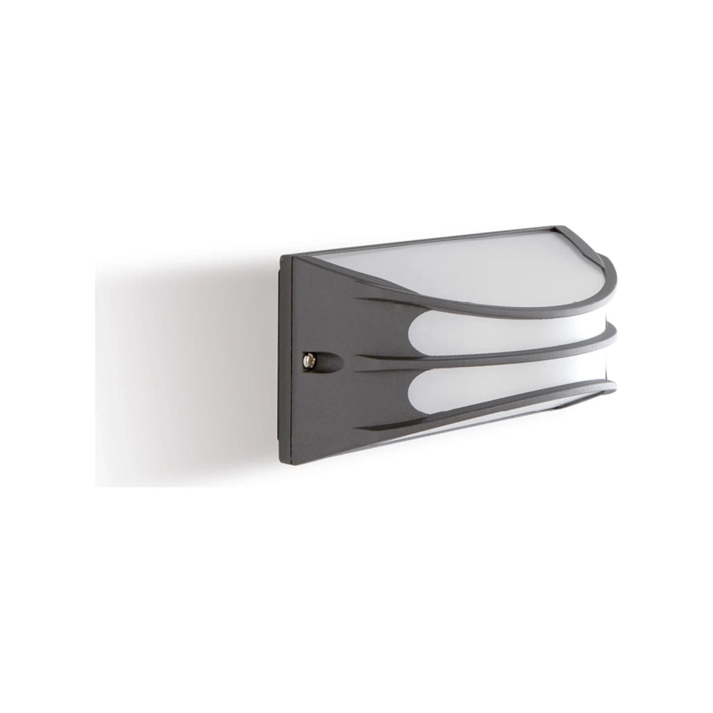 Applique Per Esterni Ed Interni In Alluminio Grigio Led 10W 700 Lm 3000K Bra