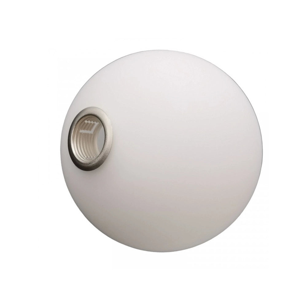 Trade Shop - Lampadario A Sospensione Oro Con 2 Sfere In Vetro Bianco Opaco Attacco G9 E27 33481 -
