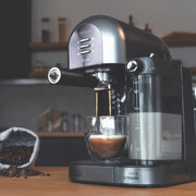 CECOTEC 01590 - Macchina da caffè semi-automatica Cumbia Power Instant-ccino 20 Chic Serie Nera