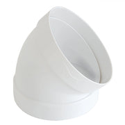 First 125mm a 45° curva semicurva gomito ff per tubi tondi aerazione cappa