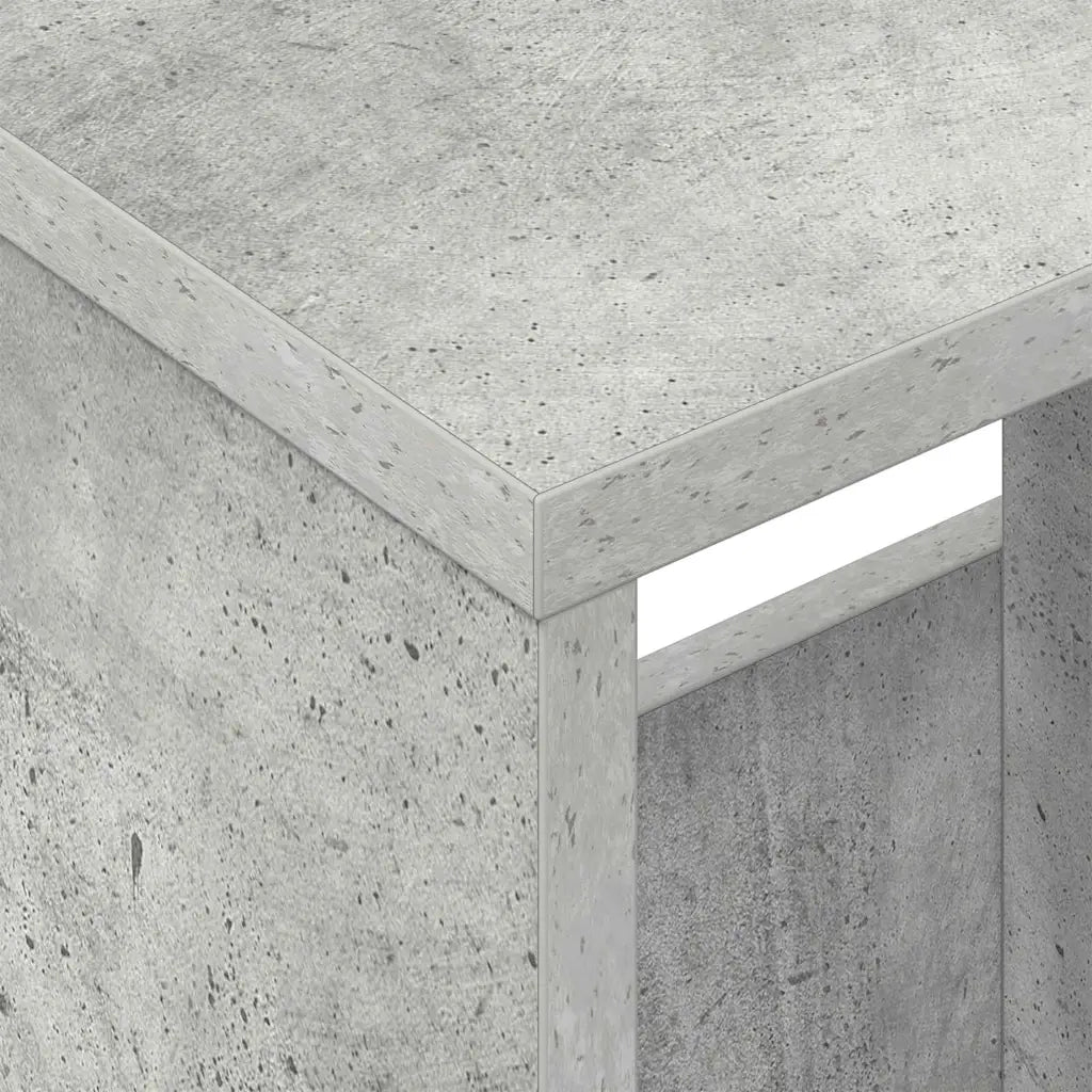 Scaffale per riviste Grigio cemento 102 x 30 x 45 cm 890963