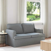 Divano Grigio chiaro 144 x 80 x 85 cm Tessuto