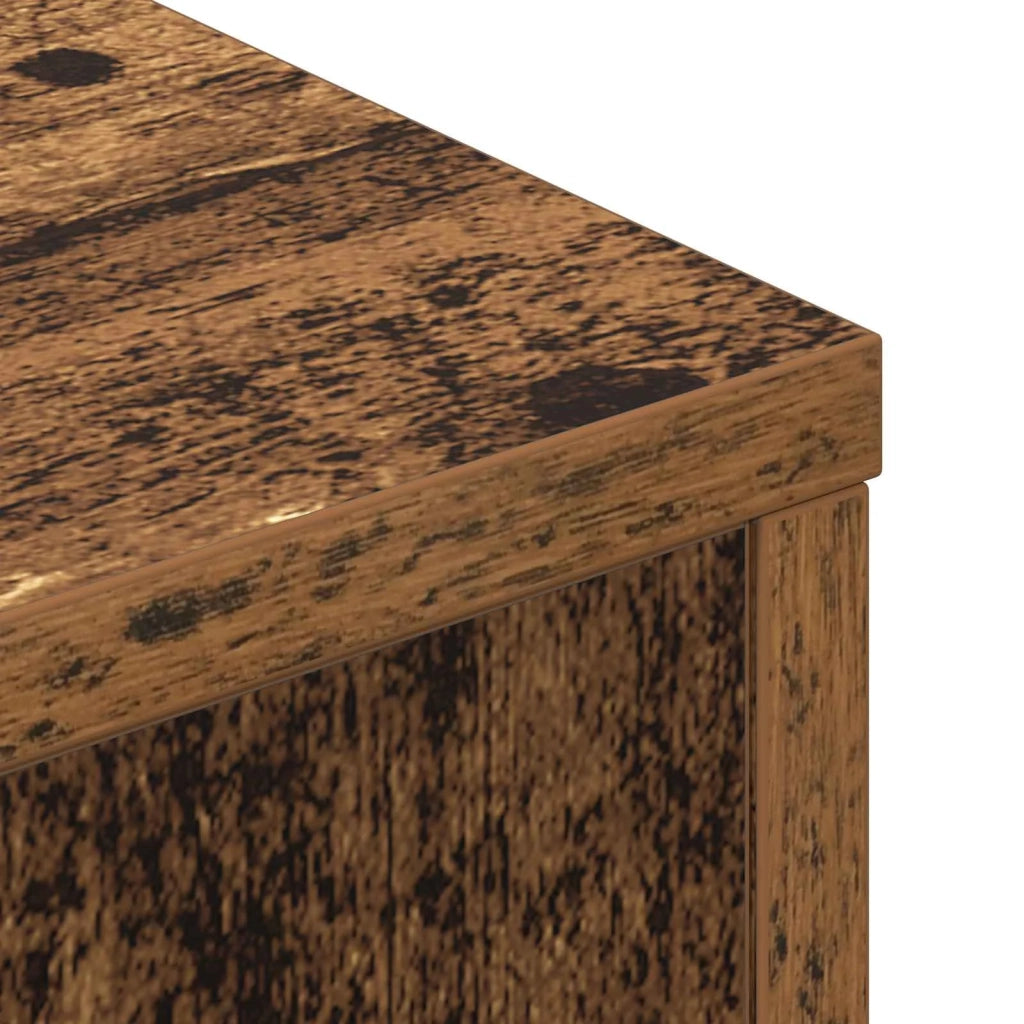 Testata con Mobile e LED Legno vecchio 180 x 16,5 x 103,5 cm 8006574