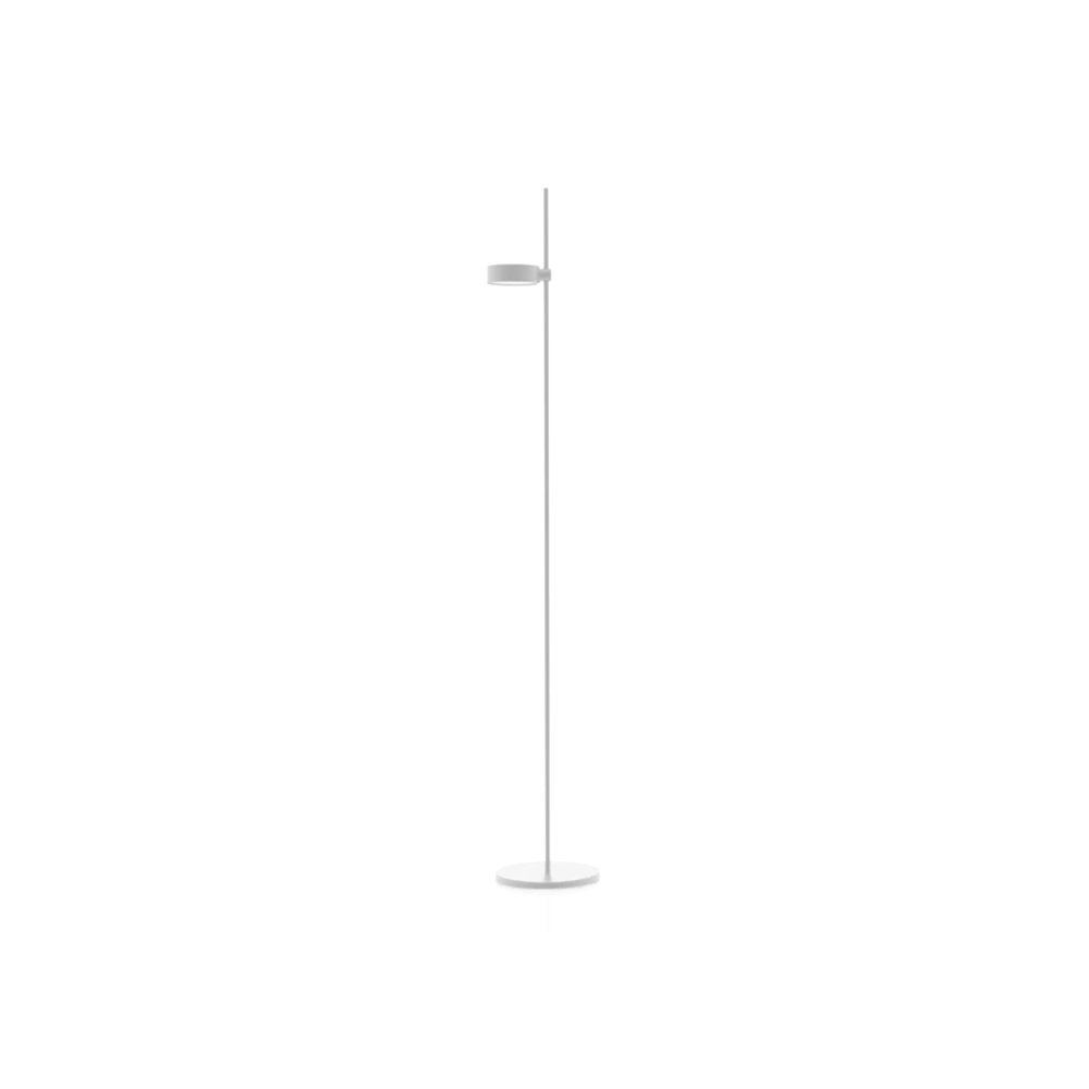 Zafferano Super O Lampada a led da terra Bianca ricaricabile e dimmerabile - 1 Modulo Luce