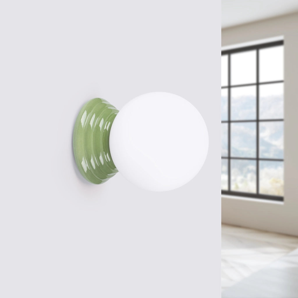 Lampada a parete ZORI verde IP44
