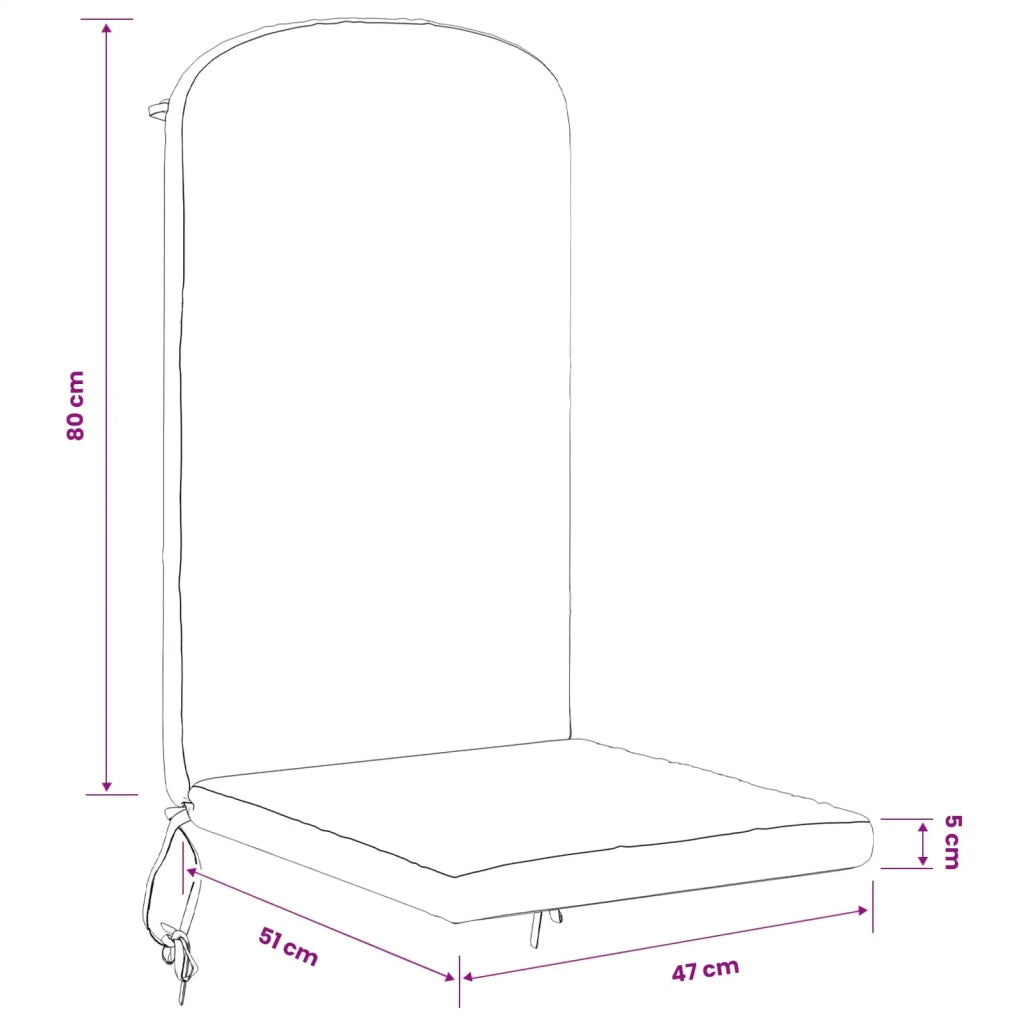 Cuscino per Lounger Sole GEMERT 100% Poliestere Nero 948196