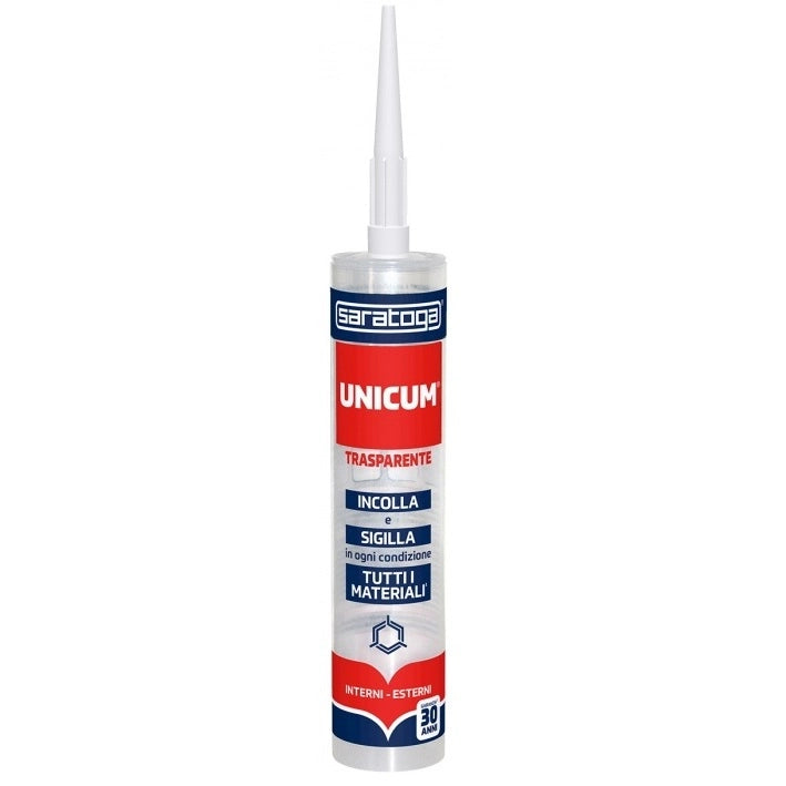 Saratoga COLLA UNICUM 300GR TRASPARENTE CARTUCCIA.