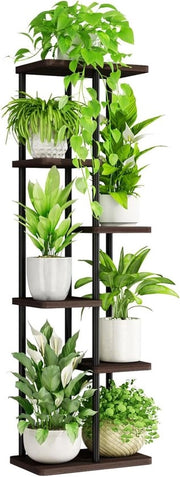 Stand per piante per interni - 6 strati - Nero - Metallo
