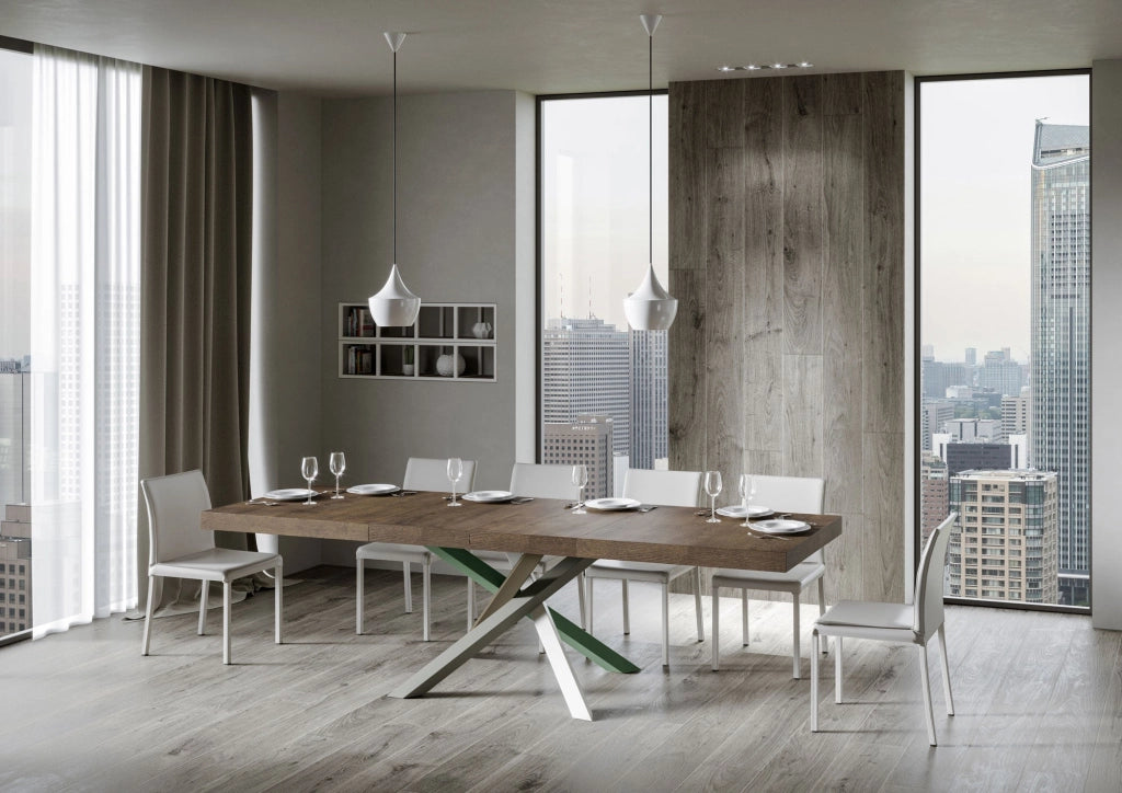 Tavolo Allungabile 160/264x90x77 cm Volantis Premium Noce
