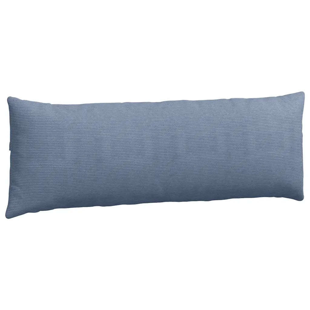 Cuscini da Divano 2 pcs Blu 120 x 40 cm Tessuto in Cords 42013820