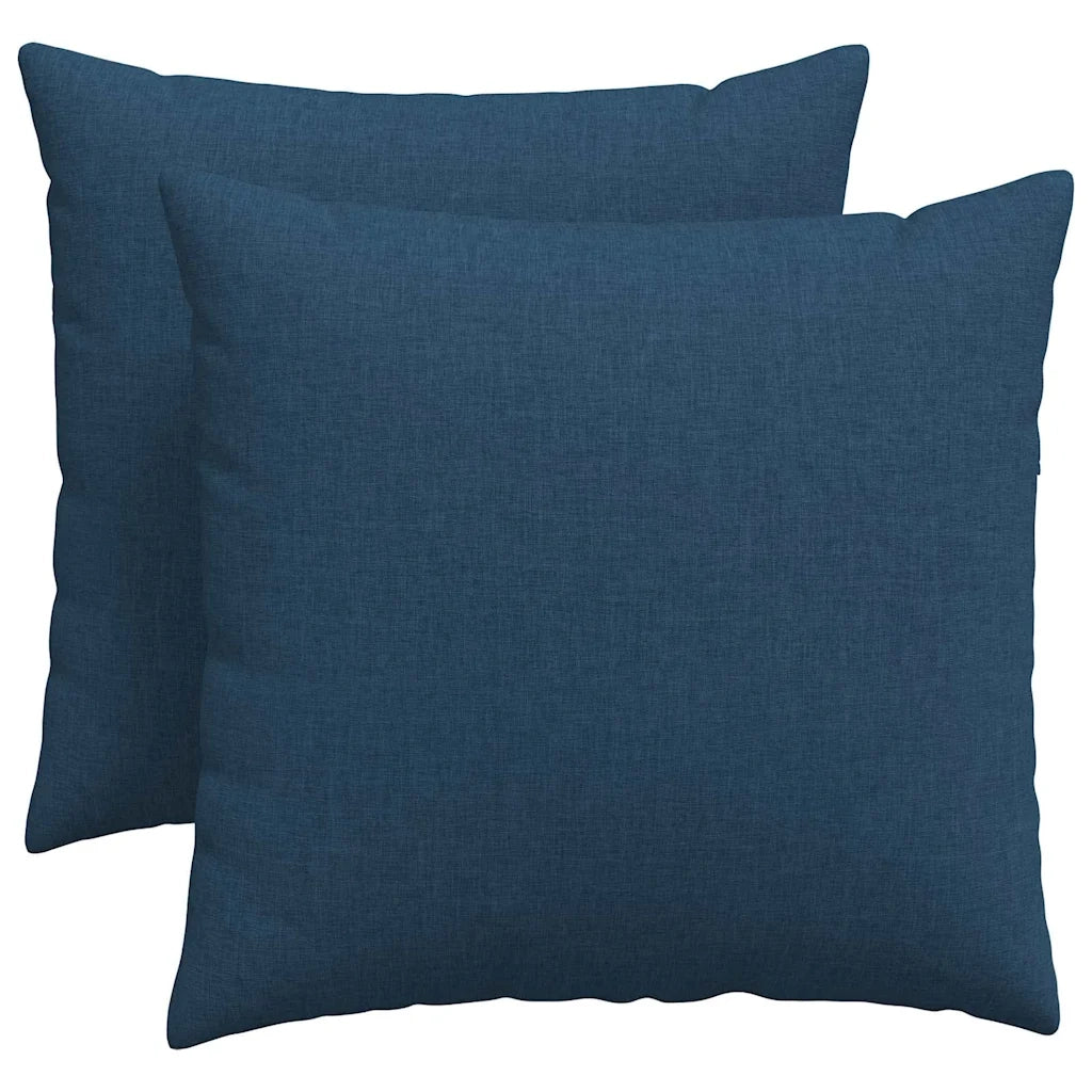 Cuscini da Divano 2 pcs Blu 50 x 50 cm Tessuto 42013962