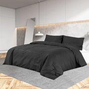Set Copripiumino Nero 135x200 cm in Cotone 136118