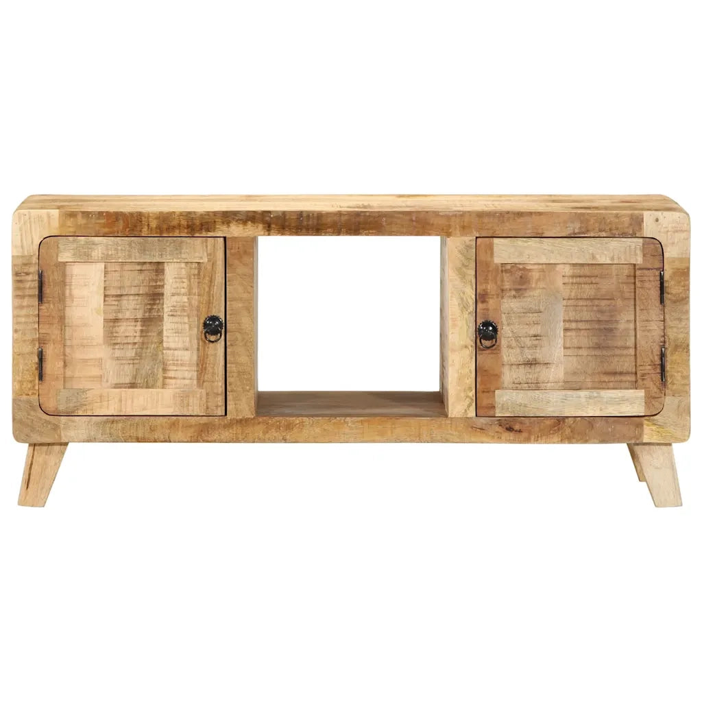 Mobile Porta TV 105x46x32 cm in Massello di Mango Grezzo 4104521