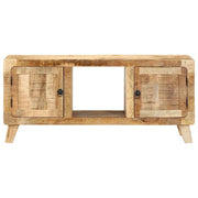 Mobile Porta TV 105x46x32 cm in Massello di Mango Grezzo 4104521