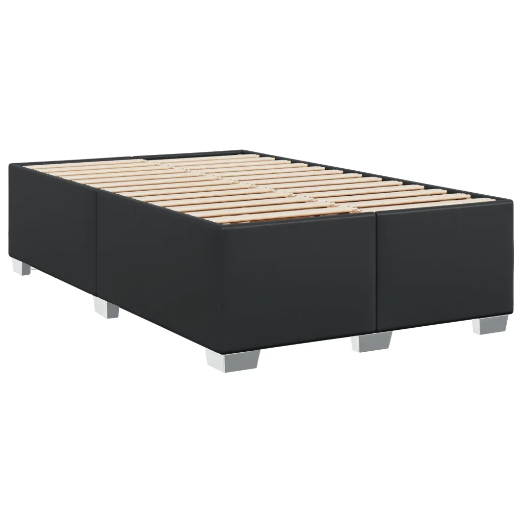 Giroletto senza Materasso Nero 120x190 cm Similpelle