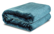 AIO FACTORY Coperta in acrilico verde 160x200 cm - Copertura morbida, calda e accogliente
