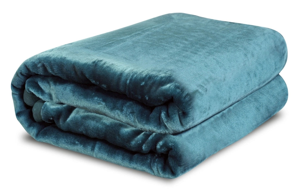 AIO FACTORY Coperta in acrilico verde 160x200 cm - Copertura morbida, calda e accogliente