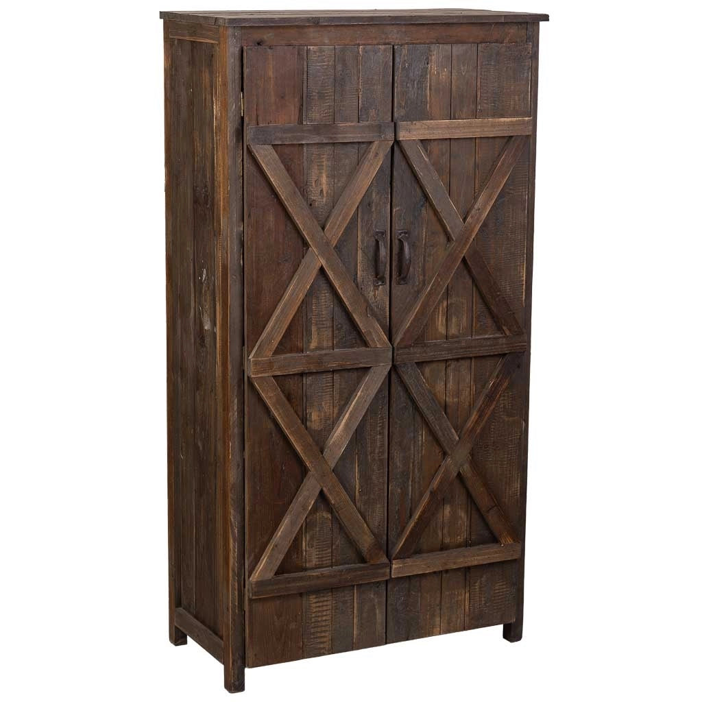 Armadio in legno marrone 78x40x148 cm