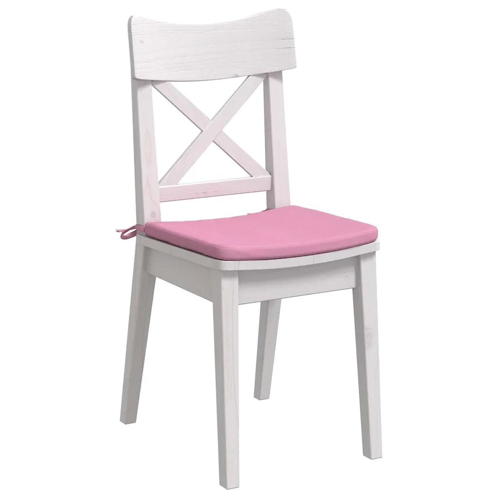 Cuscini per Seduta 4 pcs Rosa 40 x 40 x 3 cm Tessuto 42015204