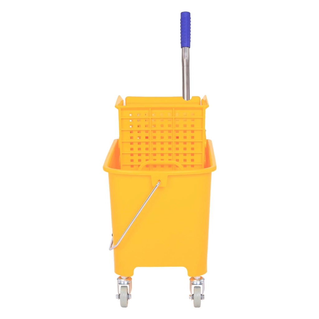 Secchio per mocio con strizzatore 20L ¨C Xylo ¨C Giallo con ruote
