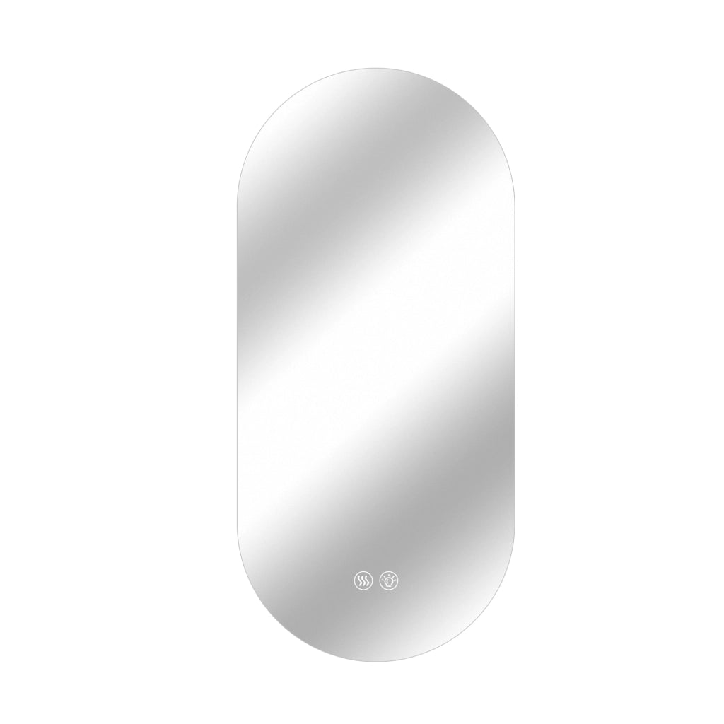 Specchio da bagno LED 60x120 cm con touch, anti-appannamento, 3 temperature luce e dimmerazione