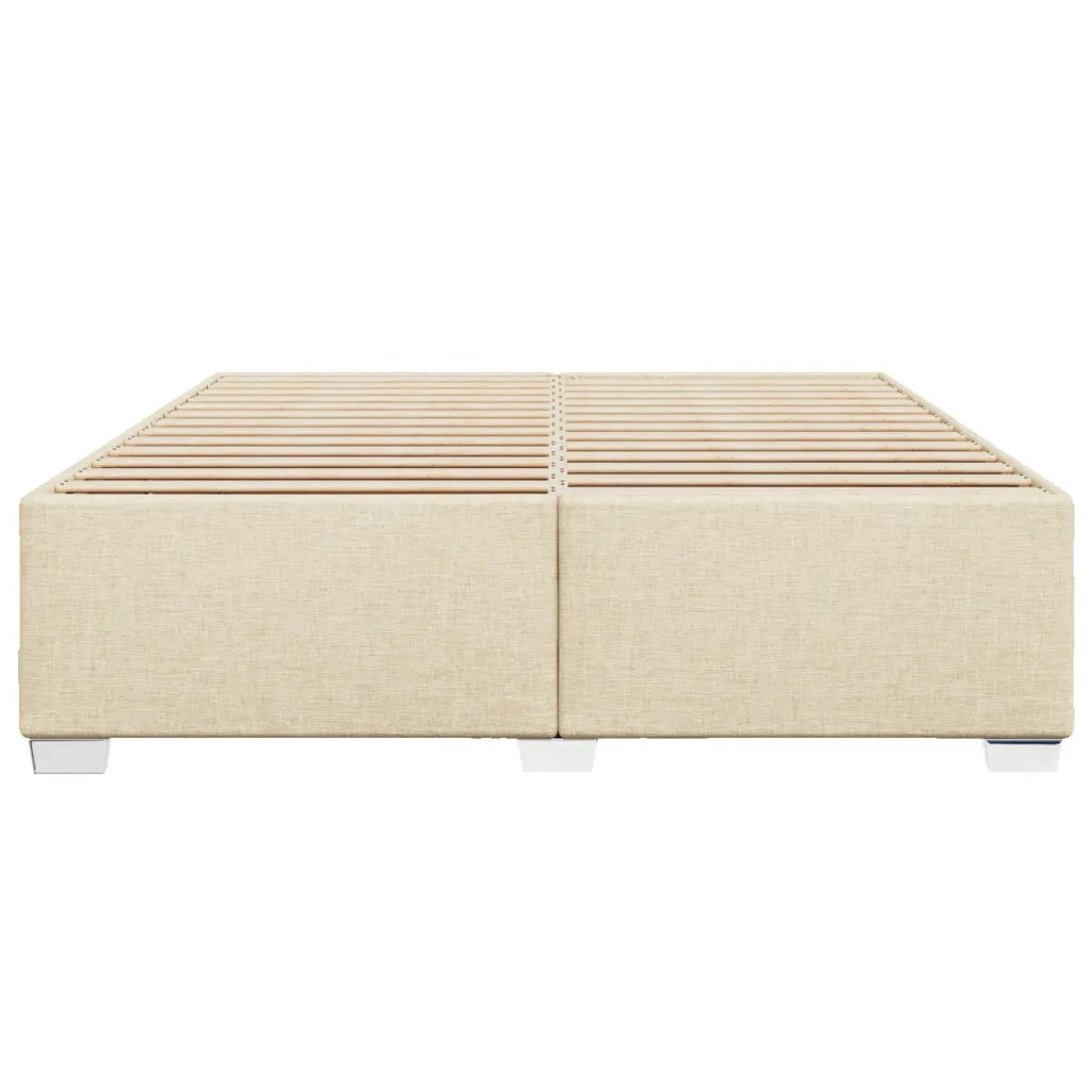 Giroletto senza Materasso Crema 200x200 cm in Tessuto 3284504