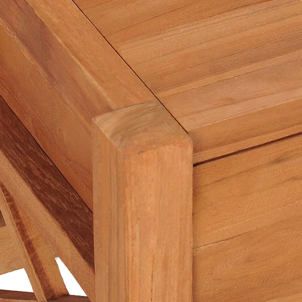 Mobile TV multimediale scaffale TV credenza mobile TV sala da pranzo soggiorno camera da letto 100 x 40 x 45 cm legno di teak marrone 02_0025532