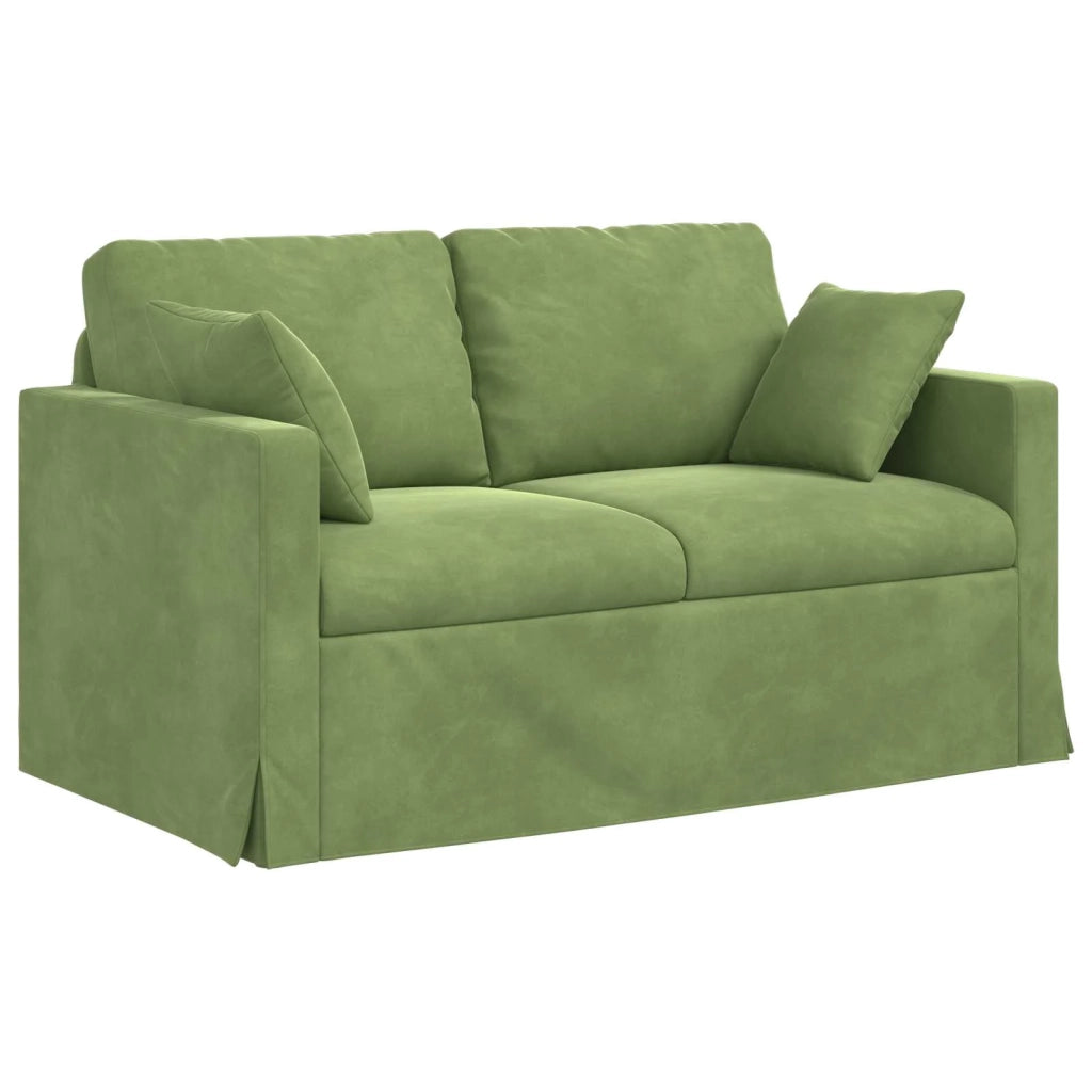 Divano Verde chiaro 138 x 78 x 80 cm Velluto 42024416