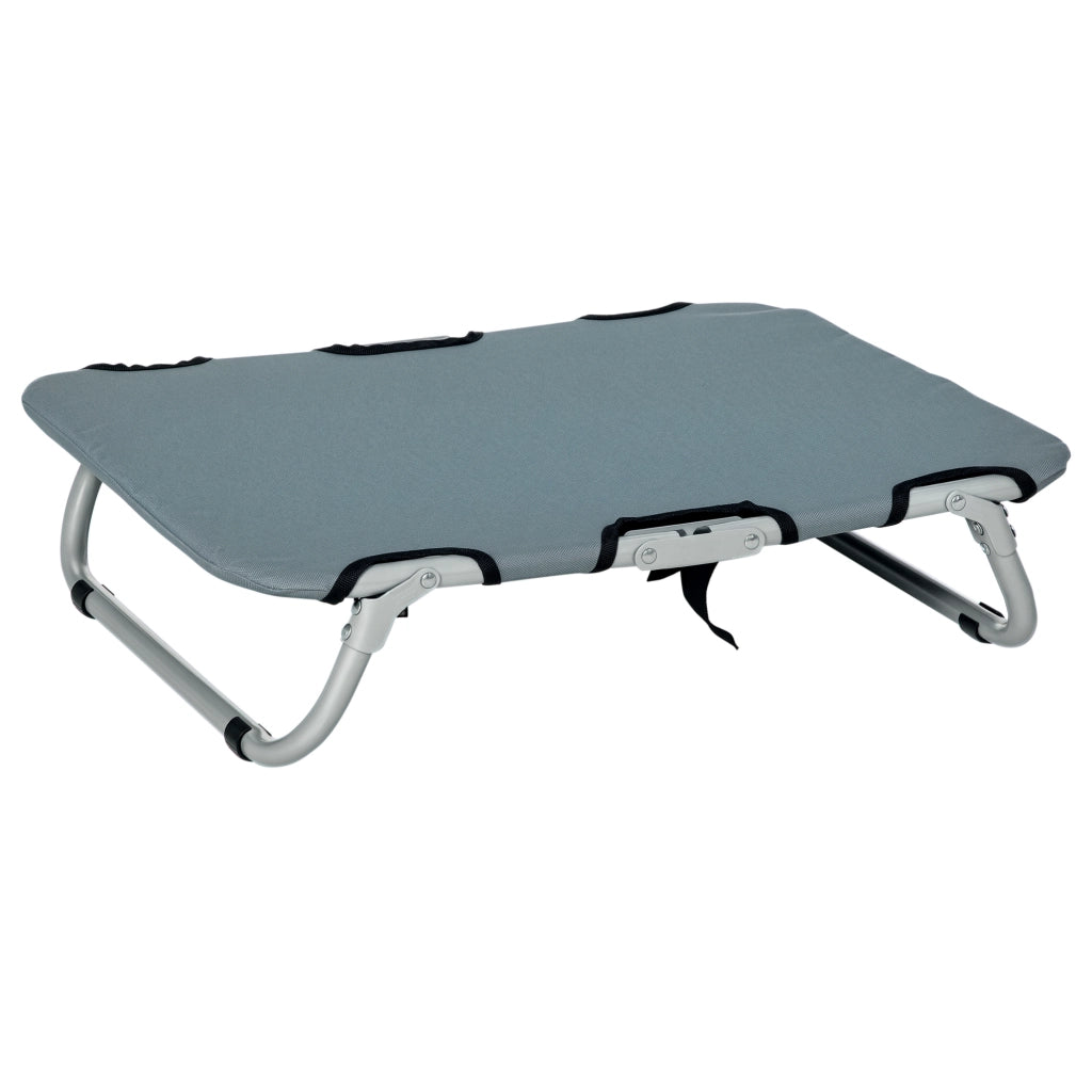 Cuccia per Cani Pieghevole ¨C Minimal ¨C Grigio Acciaio Tessuto 59x46x15
