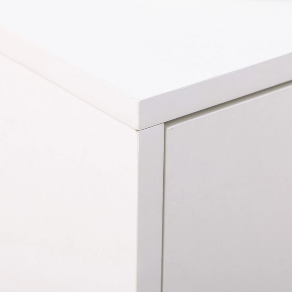 Mobile Scarpiera con 2 Ante e Cassetto ¨C Minimal ¨C Bianco 76x26x110 cm