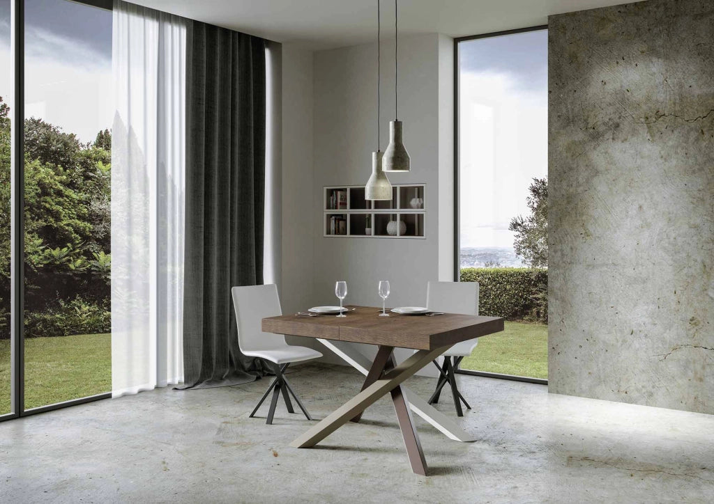 Tavolo Allungabile 120/224x90x77 cm Volantis Premium Noce
