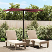 Ombrellone da Giardino con Palo in Alluminio 2x1,5 m Bordò 47340