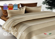 Telo Arredo Multiiuso Copritutto In 100% Cotone Disegno Garda - Matrimoniale - Beige