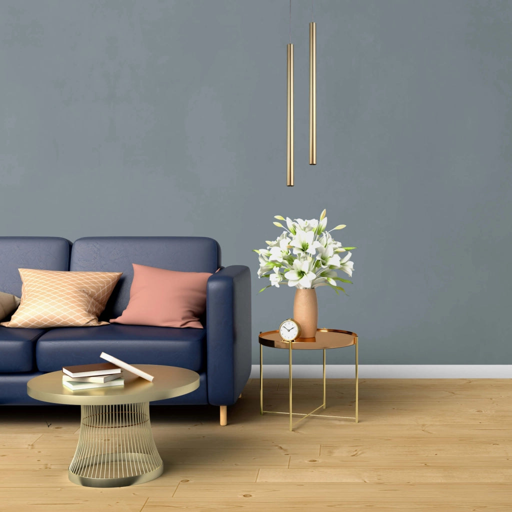 Lampada a sospensione Lungo G9 oro ottone Light Prestige