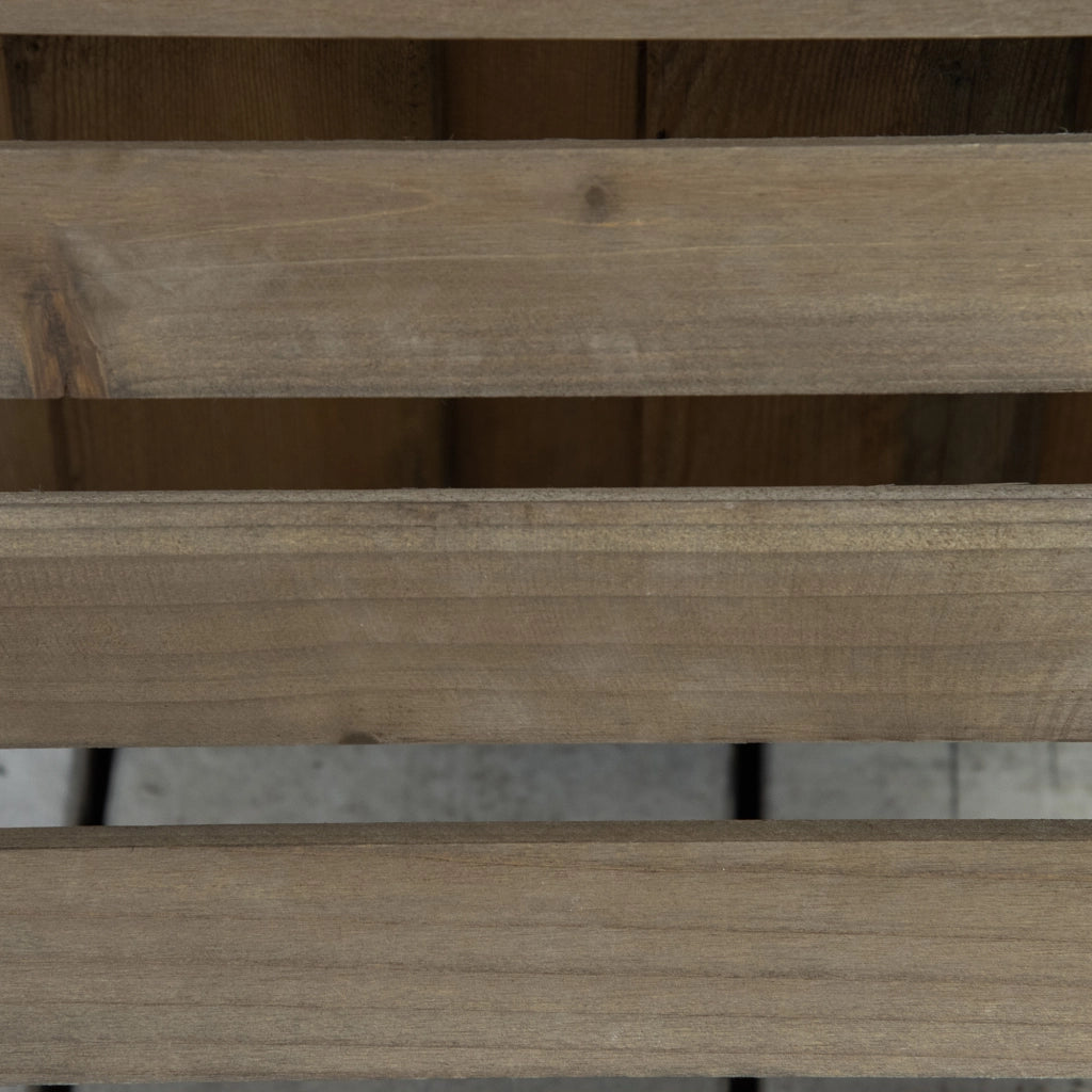 Set 2 Supporti per Piante con Ruote ¨C Xylo ¨C Quadrati per Interno ed Esterno