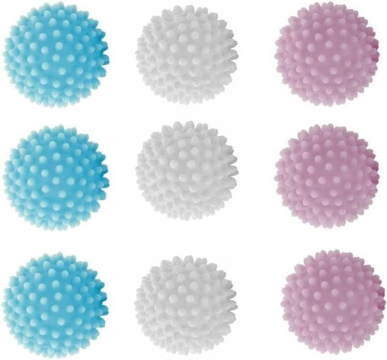 Pacchetto di 9 Palline per Lavatrice e Asciugatrice