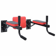 VidaXL Stazione per dips Nero e Rosso 72,5 x 70 x 31 cm 42009159