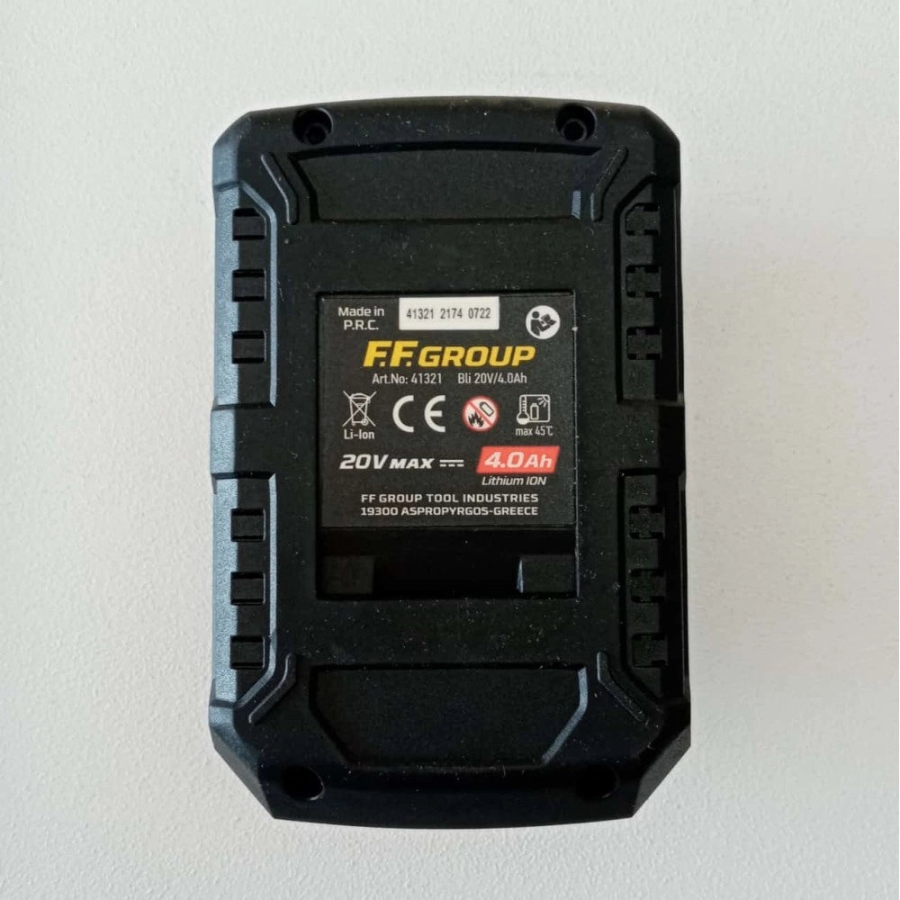 Ff group batteria bli 20v 4.0ah ioni di litio per utensili