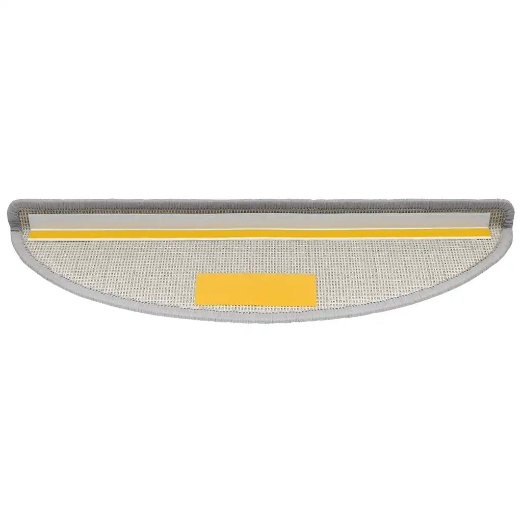 Tappetini per scale 20 pz 56x17x3 cm Grigio chiaro Semicircolari 3365784