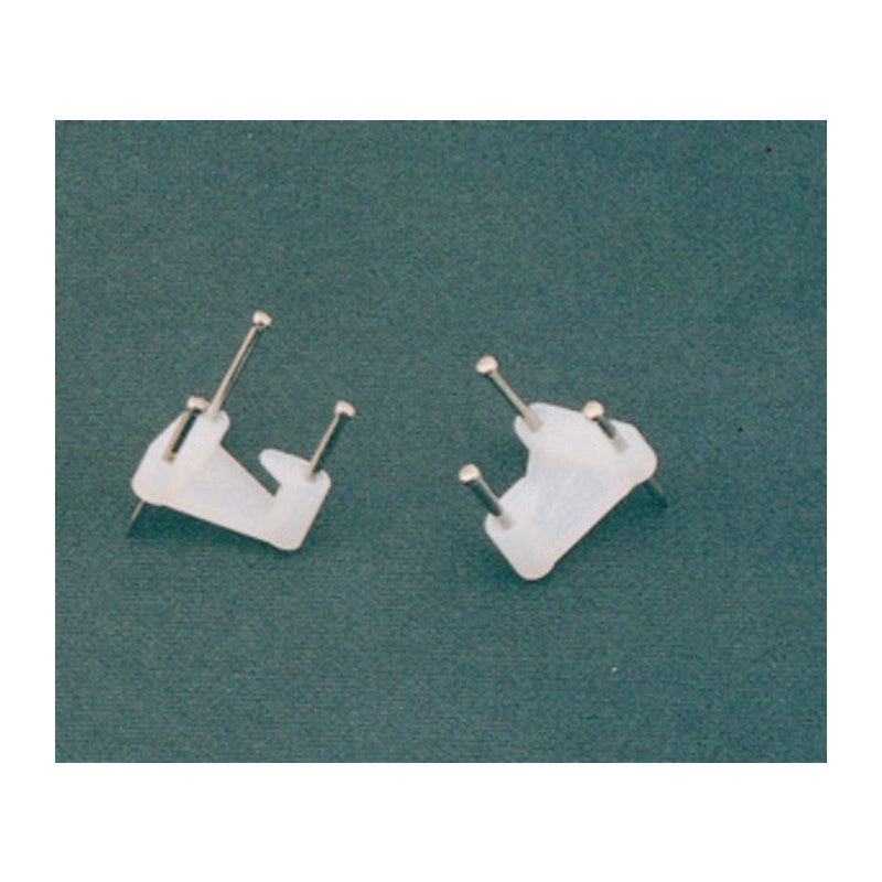GANCIO P/QUADRO NYLON A 3 PUNTE DA 10 PZ