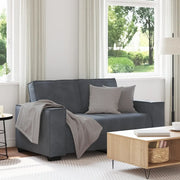 Divano a 2 Posti-Sofa 2 Posti grigio scuro 120 cm in Velluto 732846
