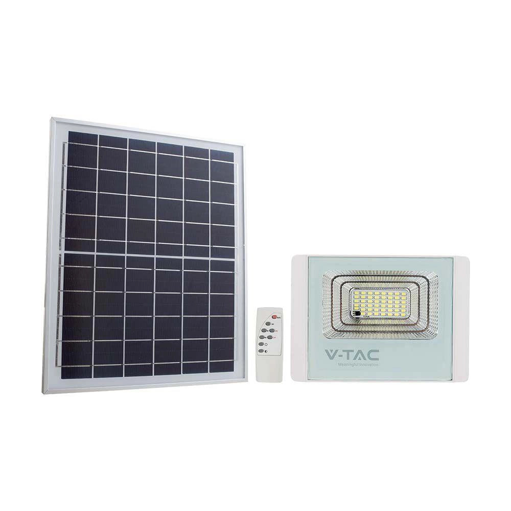 Faro LED solare V-TAC 35W 6400K IP65 con telecomando